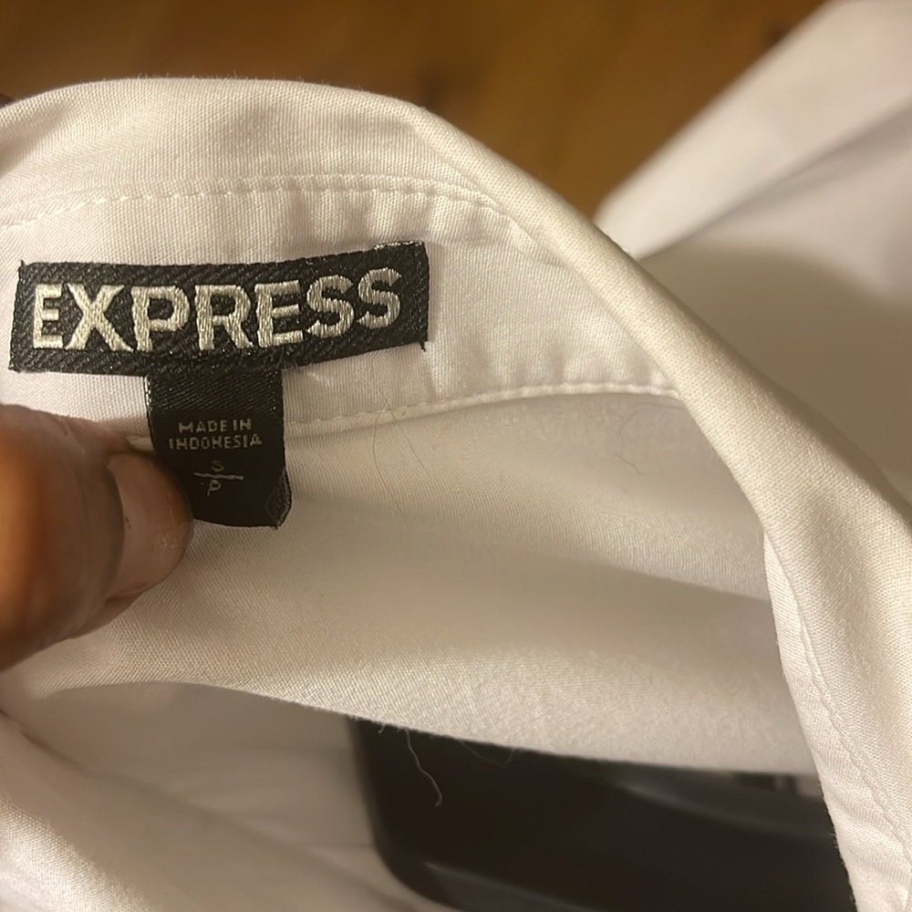 EXPRESS TUXEDO SHIRT NWOT